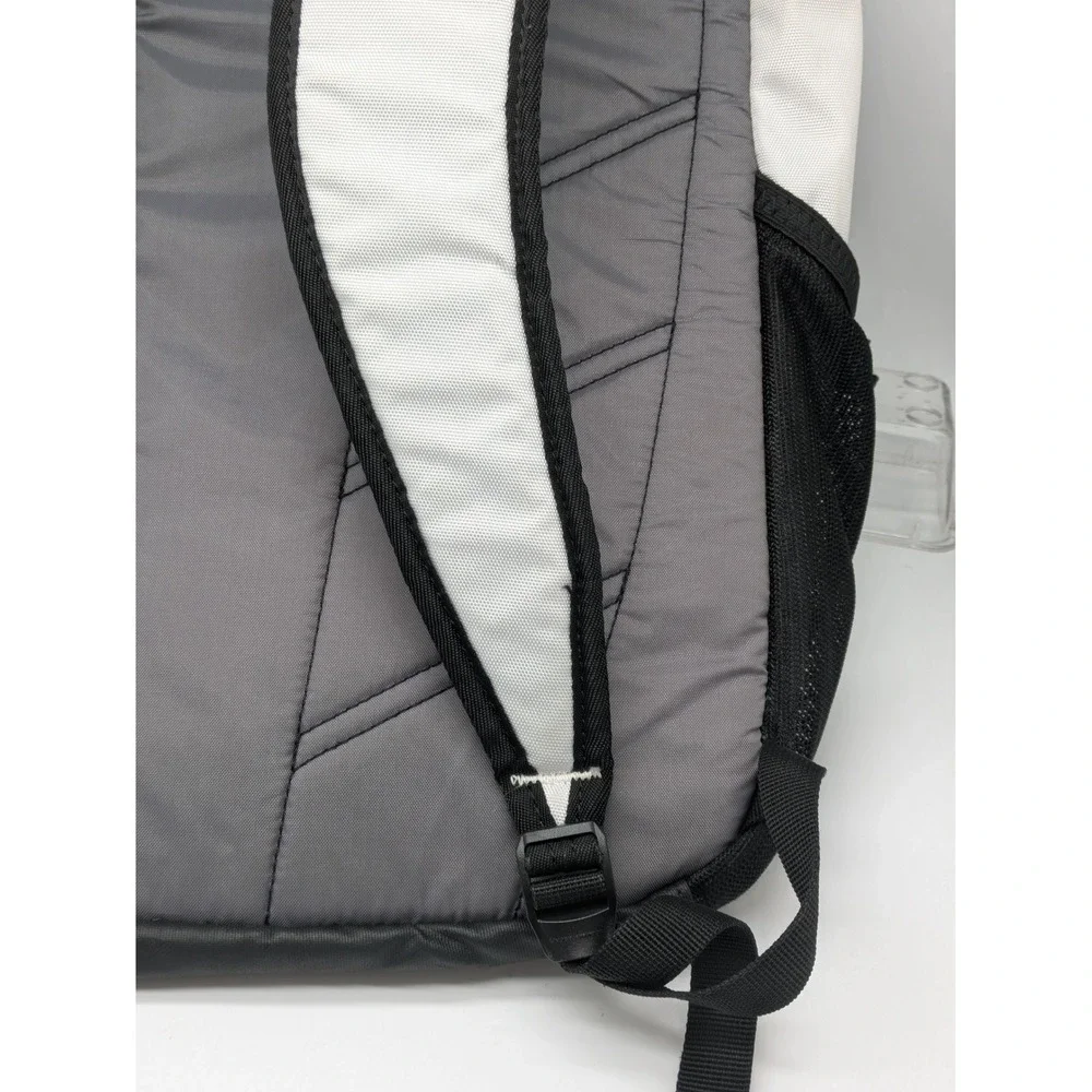 Under Armour UA Storm White Black Backpack Laptop School Gym Book Bag 20x14x5